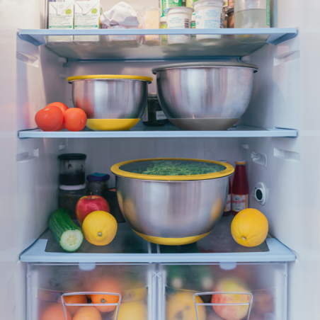 Zestaw 3 misek inox z pokrywami szklanymi  PIKA+ pokrywa 3-w-1 z tarkami