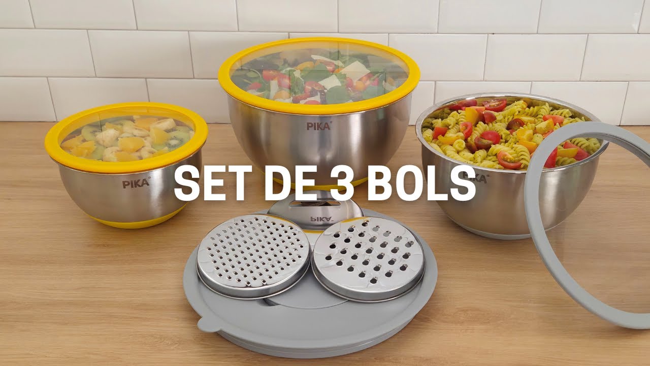 Zestaw Misek PIKA z tarką 