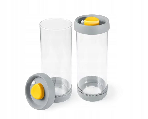 Zestaw pojemników szklanych do produktów sypkich PIKA 